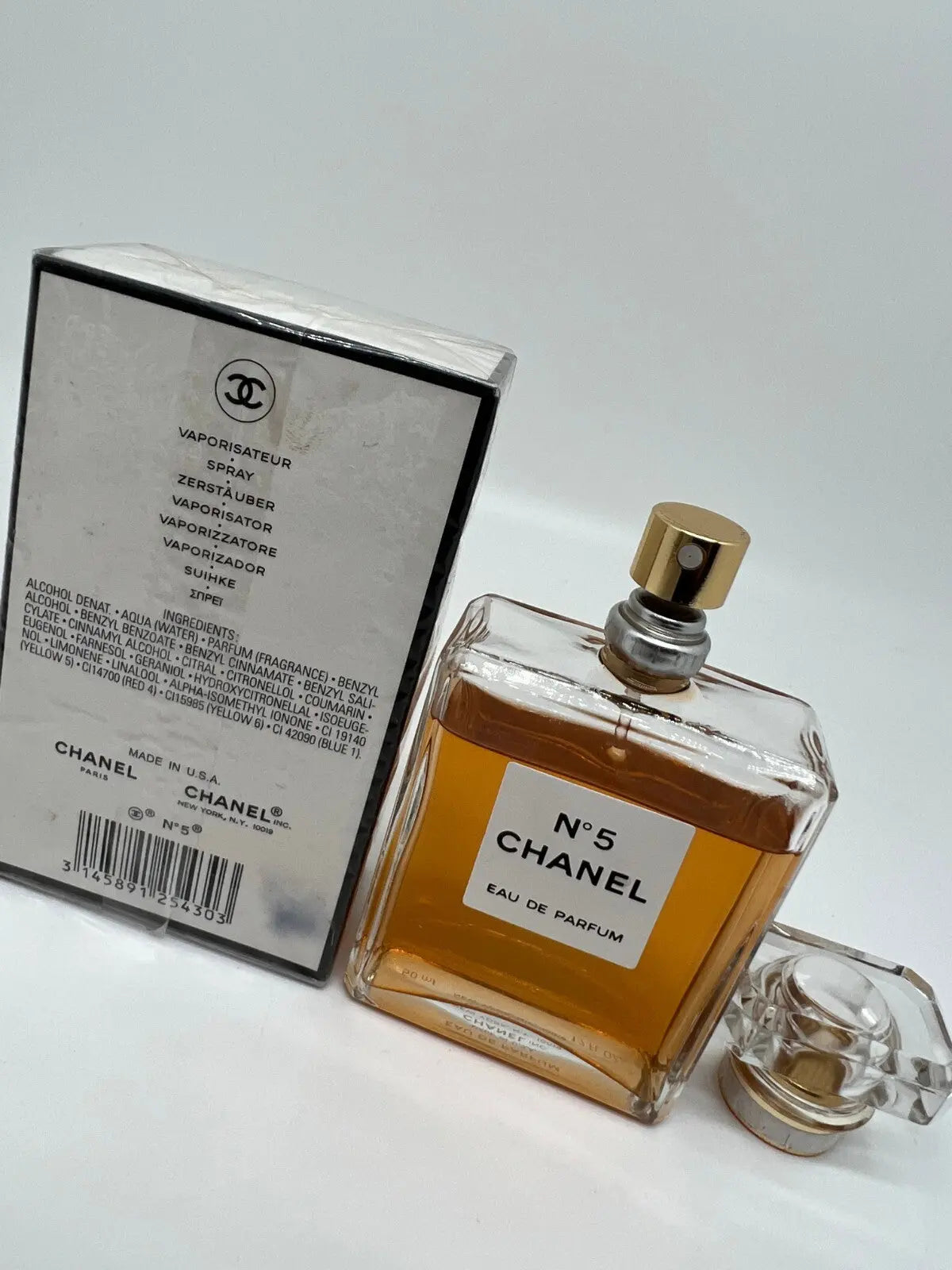 CHANEL No. 5 Eau de Parfum Spray, 3.4 oz (100 Ml) Brand new Sealed Upgrade The World